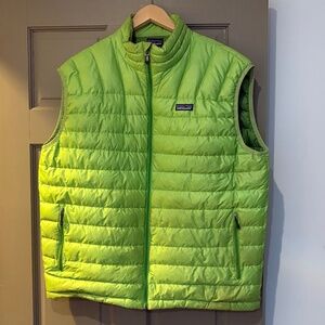 Patagonia Down Sweater Vest Spring Green Men’s XL